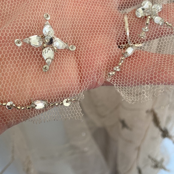 Jenny Packham Marion dress in Magnolia, UK 12 - Picture 9 of 11